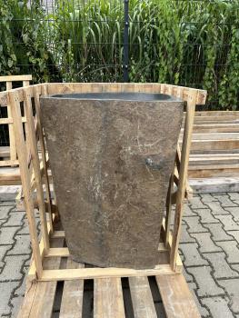 Naturstein Waschtischsäule Säulenwaschbecken Findling